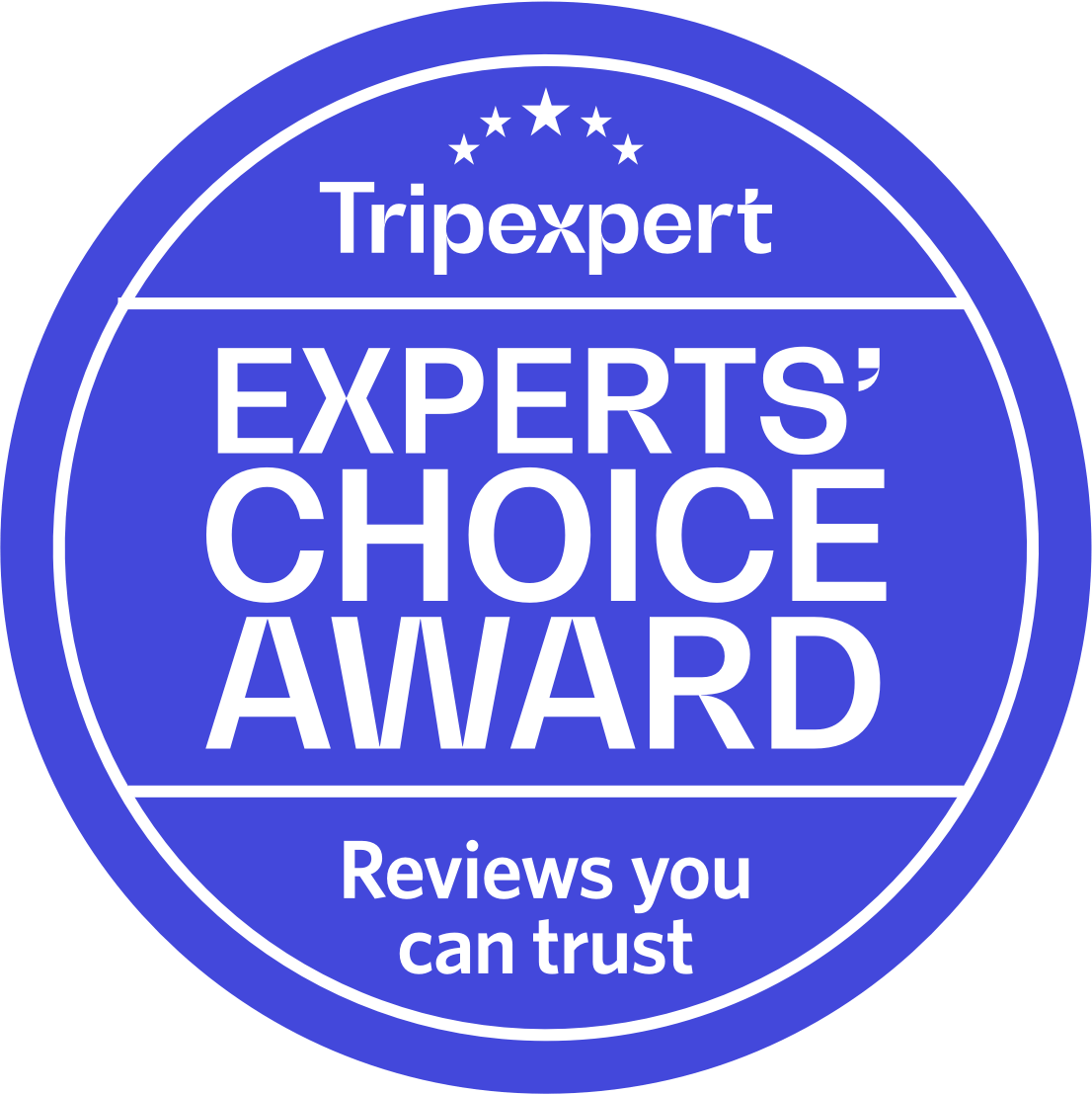 Tripexpert Experts' Choice Award